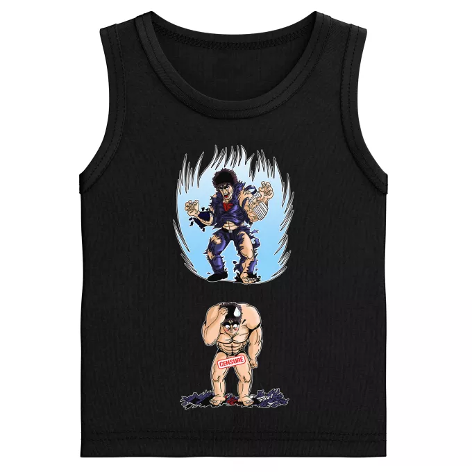 Jungen Kinder Tank Top Parodie auf Fist of the North Star Kenshiro