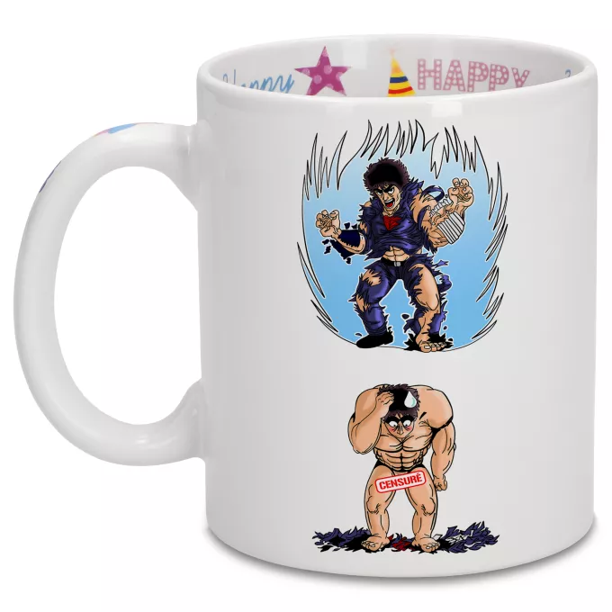 Geburtstag Tassen Parodie auf Fist of the North Star Kenshiro