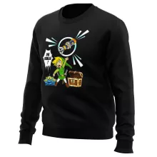 Link Pullover “Link and die Aliens” – Parodie auf Zelda