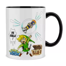 Link Tasse “Link and die Aliens” – Parodie auf Zelda