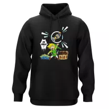 Link Kapuzenpullover “Link and die Aliens” – Parodie auf Zelda
