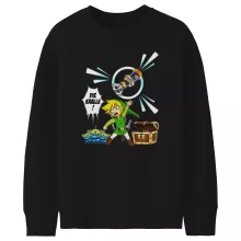 Link Kinder Pullover “Link and die Aliens” – Parodie auf Zelda