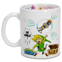 Link Tasse “Link and die Aliens” – Parodie auf Zelda