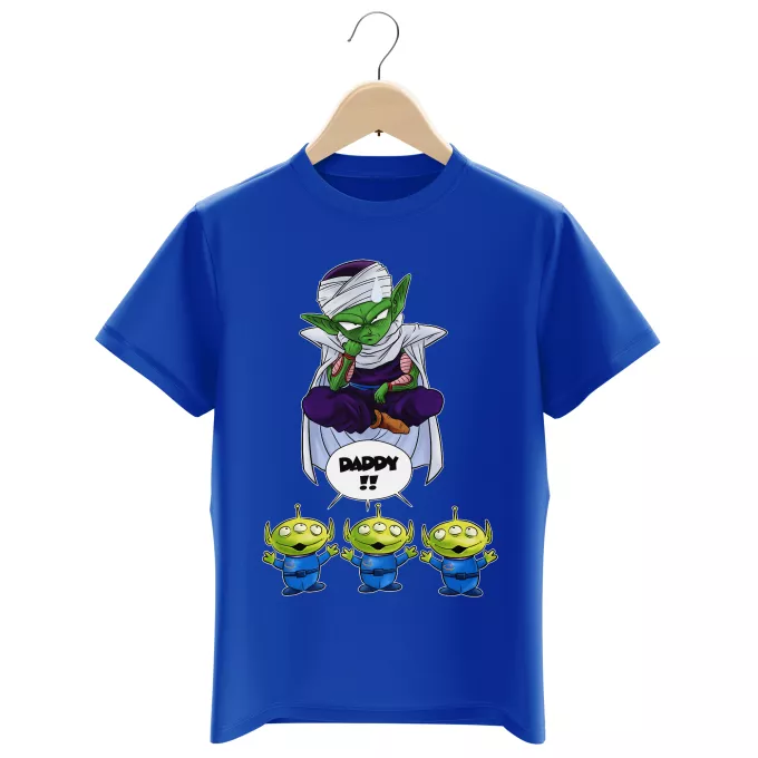 Camisetas Niños Parodia Dragon Ball Z -DBZ Piccolo y los Aliens