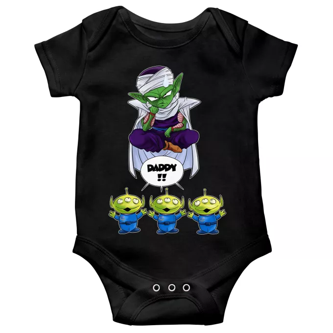 Body per bambini a maniche corte Paoridia Dragon Ball Z - DBZ Piccolo e Toy Story
