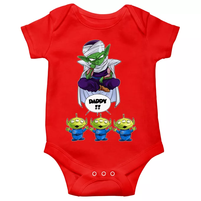 Body per bambini a maniche corte Paoridia Dragon Ball Z - DBZ Piccolo e Toy Story