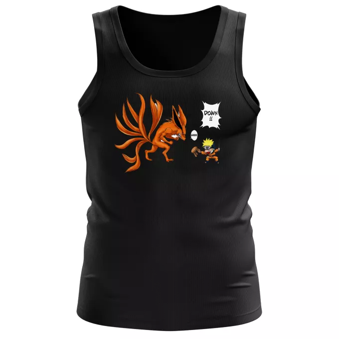 Men Tank Tops Parody of Naruto Naruto and Kyubi
