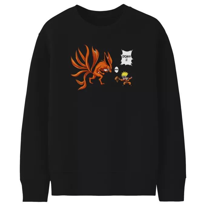 Kids Sweaters Parody of Naruto Naruto and Kyubi