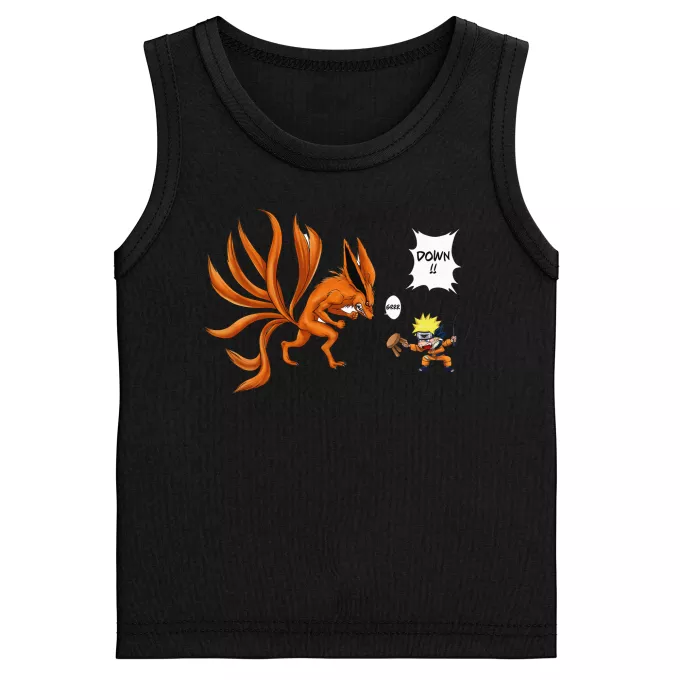 Boys Kids Tank Tops Parody of Naruto Naruto and Kyubi