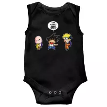 Mouwloos Babyromper Manga-parodieën