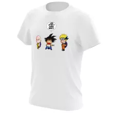 Son-Goku T-Shirt “Son-Goku, Kuririn und Naruto” – Parodie auf Naruto