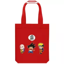 Borsa Tote Bag in cotone organico Parodie di Manga