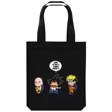 Borsa Tote Bag in cotone organico Parodie di Manga