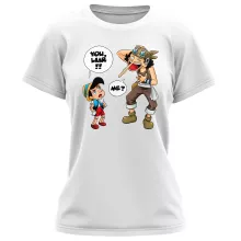 Women T-shirts Manga Parodies