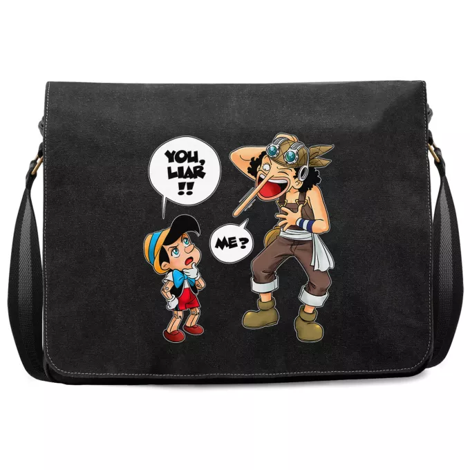 Premium Messenger Bag Parody of One Piece Usopp