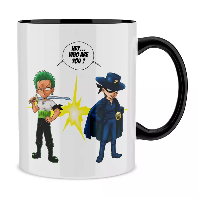 Mugs Parody of One Piece Roronoa Zoro from Straw Hat Pirates Crew