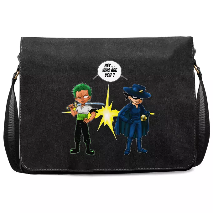 Premium Messenger Bag Parody of One Piece Roronoa Zoro from Straw Hat Pirates Crew