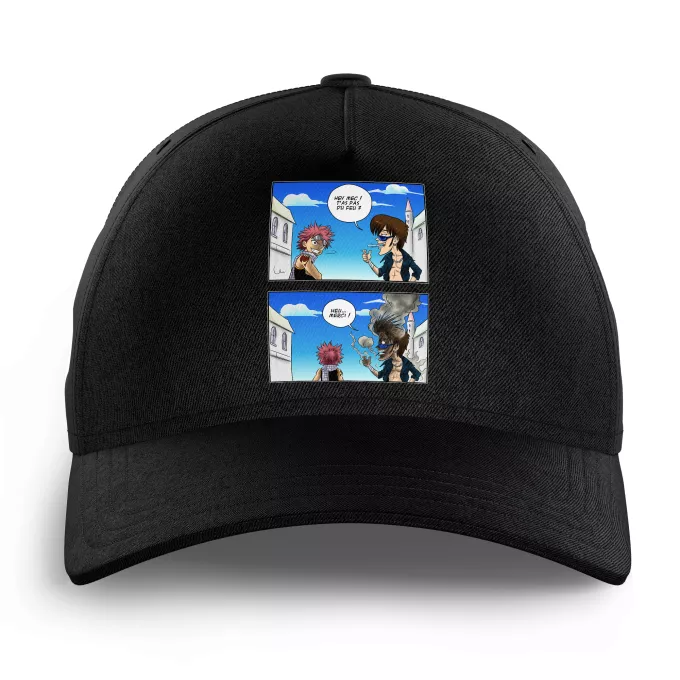 Casquettes Enfants Parodie Fairy Tail Hey mec, t'as pas du feu ? - Natsu Dragnir