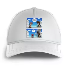 Casquette Enfant Natsu Dragnir « Hey mec, t'as pas du feu ? » – Parodie Fairy Tail