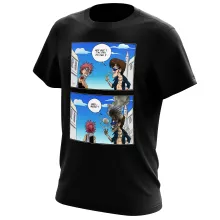 T-shirt Natsu Dragnir « Hey mec, t'as pas du feu ? » – Parodie Fairy Tail