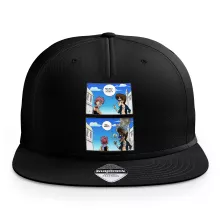 Casquette Natsu Dragnir « Hey mec, t'as pas du feu ? » – Parodie Fairy Tail