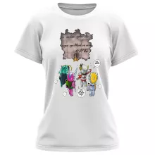 Women T-shirts Manga Parodies