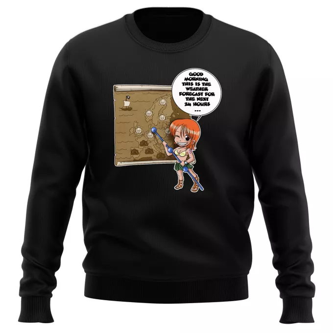 Pullovers Parody of One Piece Nami and Vivi