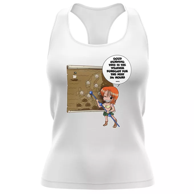 Women's Tank Top Parody of One Piece Nami and Vivi
