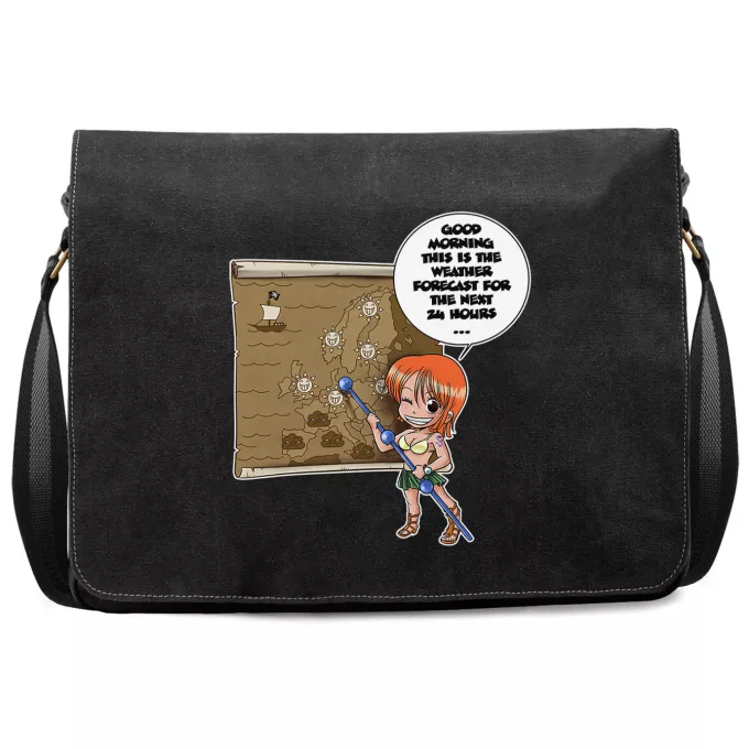 Premium Messenger Bag Parody of One Piece Nami and Vivi