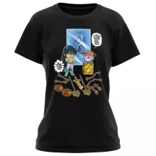 Dragon Shiryu Women T-shirt “Dragon Shiryu and Libra Dohko” – Knights of the Zodiac - Saint Seiya parody