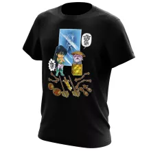 Dragon Shiryu T-Shirt “Dragon Shiryu and Libra Dohko” – Knights of the Zodiac - Saint Seiya parody