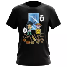 Dragon Shiryu T-Shirt “Dragon Shiryu and Libra Dohko” – Knights of the Zodiac - Saint Seiya parody