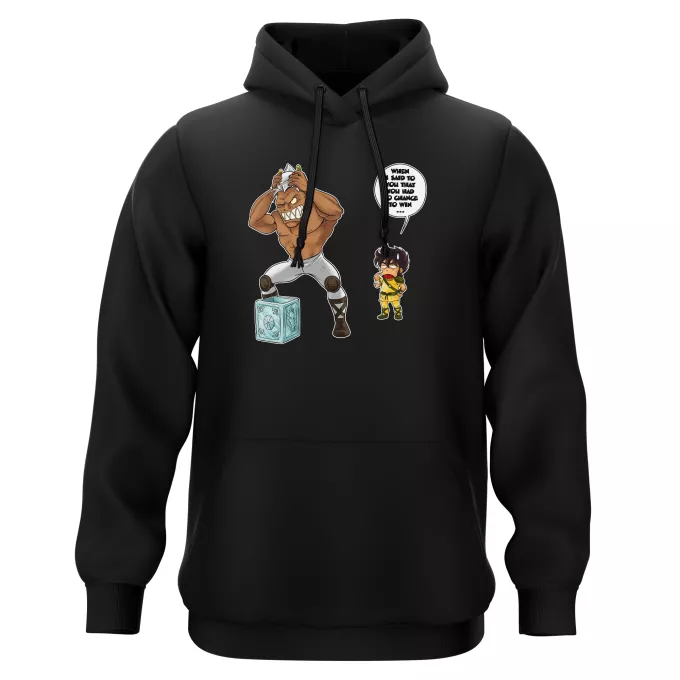 Hooded Sweatshirts Parody of Knights of the Zodiac - Saint Seiya Pegasus Seiya and Cassios