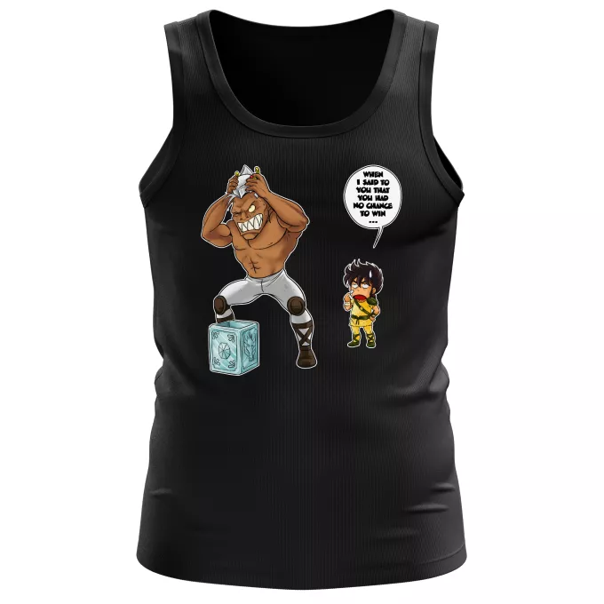 Men Tank Tops Parody of Knights of the Zodiac - Saint Seiya Pegasus Seiya and Cassios