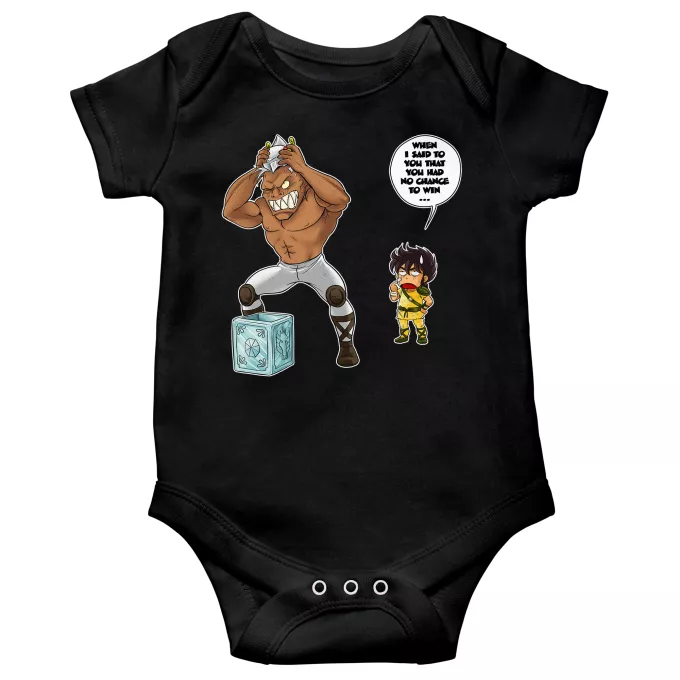 Short sleeve Baby Bodysuits Parody of Knights of the Zodiac - Saint Seiya Pegasus Seiya and Cassios