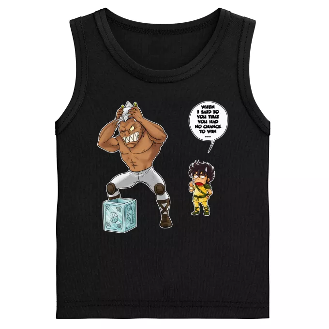 Boys Kids Tank Tops Parody of Knights of the Zodiac - Saint Seiya Pegasus Seiya and Cassios