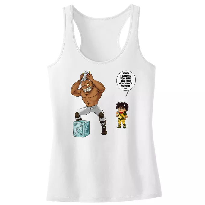 Girls Kids Tank Top Parody of Knights of the Zodiac - Saint Seiya Pegasus Seiya and Cassios