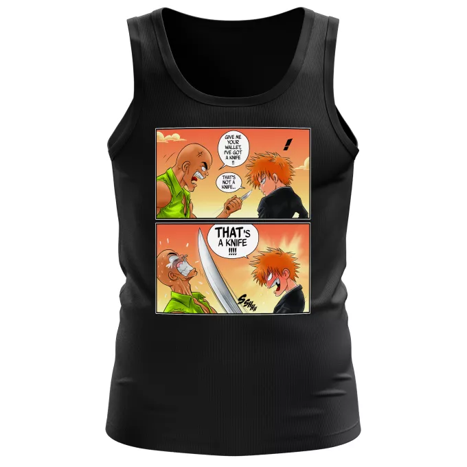 Men Tank Tops Parody of Bleach Ichigo Kurosaki
