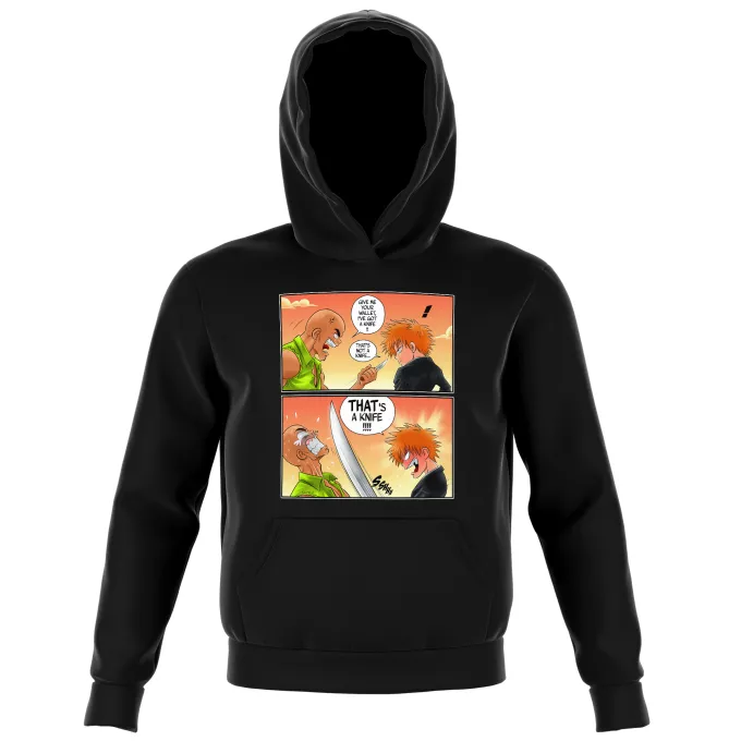 Kids Hooded Sweatshirts Parody of Bleach Ichigo Kurosaki