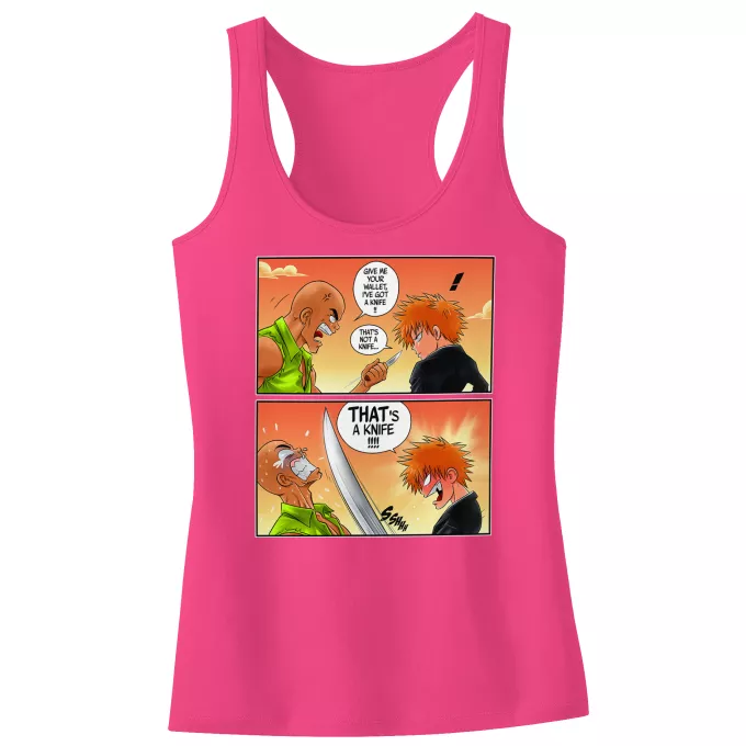 Girls Kids Tank Top Parody of Bleach Ichigo Kurosaki