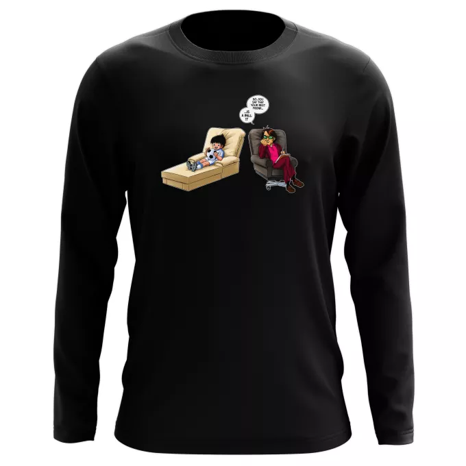 Long sleeve T-shirts Parody of Captain Tsubasa Flash Kicker