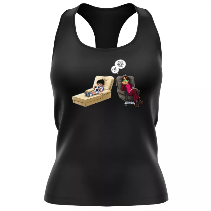 Women's Tank Top Parody of Captain Tsubasa Flash Kicker