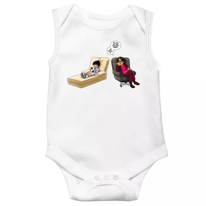 Sleeveless Baby Bodysuits Parody of Captain Tsubasa Flash Kicker