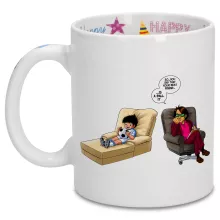 Flash Kicker Mug – Captain Tsubasa parody