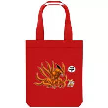 Borsa Tote Bag in cotone organico Parodie di Manga