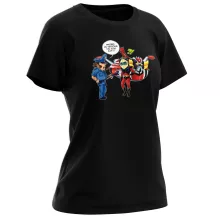 T-shirt Femme Actarus « Papiers du véhicule s'il vous plaît ! » – Parodie Goldorak