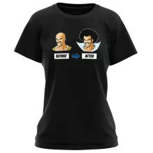 Mister Satan Women T-shirt “Mister Satan and Nappa” – Dragon Ball Z parody