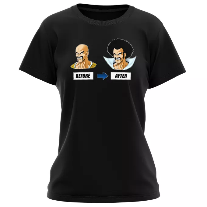 Women T-shirts Parody of Dragon Ball Z - DBZ Mister Satan and Nappa