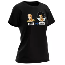 Mister Satan Women T-shirt “Mister Satan and Nappa” – Dragon Ball Z parody