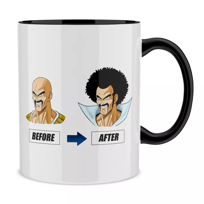 Mugs Parody of Dragon Ball Z - DBZ Mister Satan and Nappa